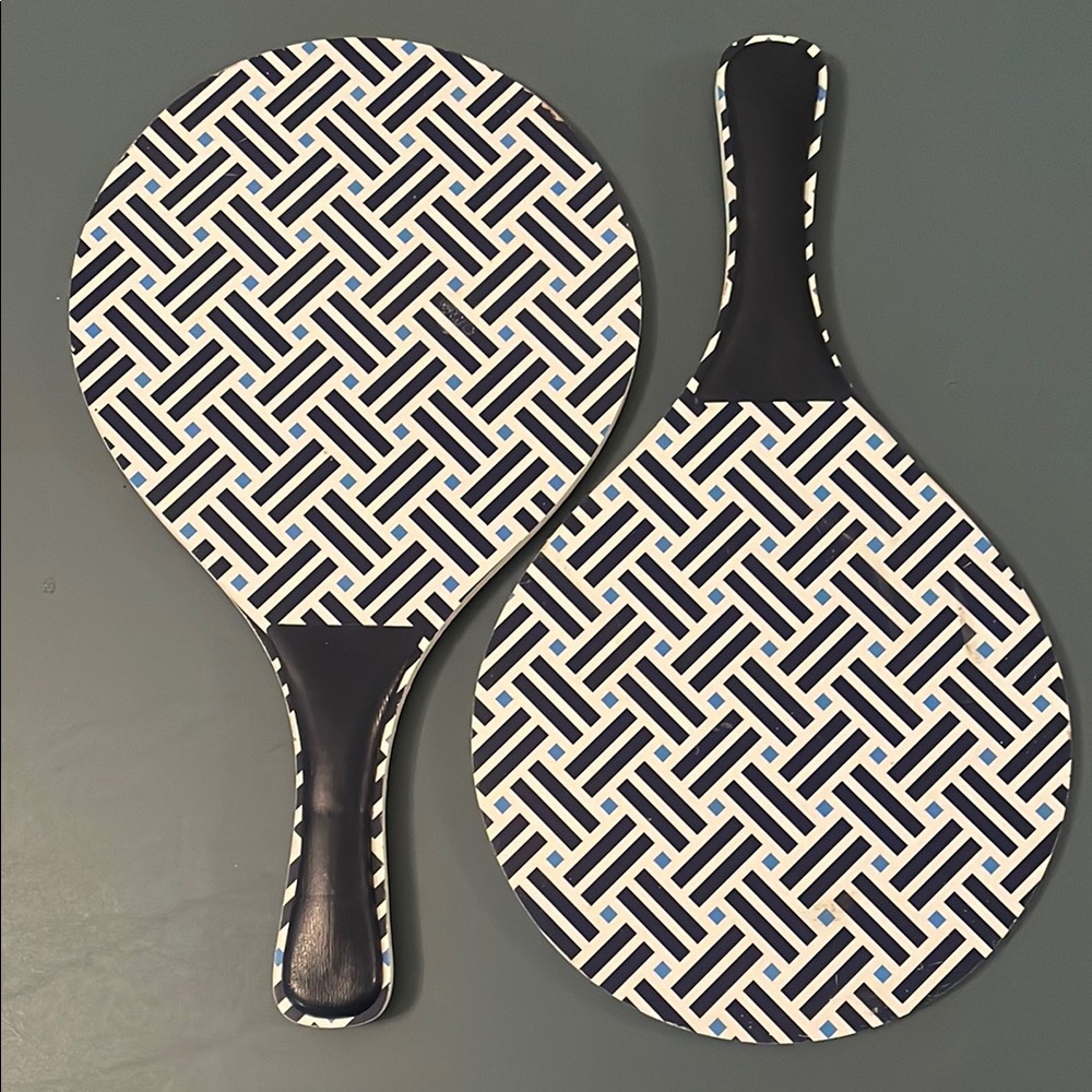Floral and Geometric Patterned Paddle Set - Picture 3 of 5